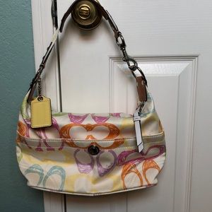 Colorful Coach purse